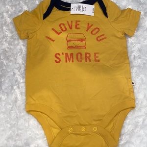 I love you s’more short sleeve onesie